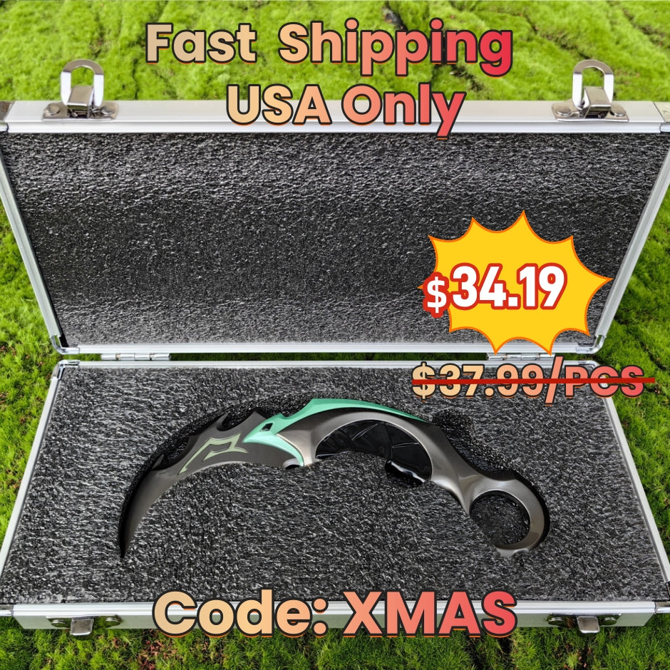 Metal Reaver Karambit Gift Box USA Stock