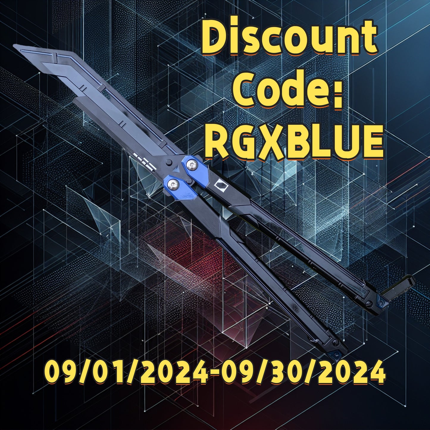 Blue RGX Knife Metal Replica Special Offer