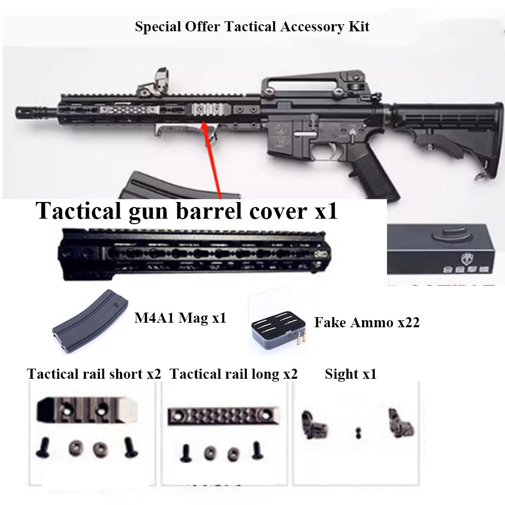 M4A1 1:2.05 Gun Replica Highly-Detailed M4A1 Miniature Alloy Model Gun 40CM/15.7''