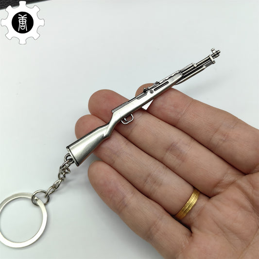 Tiny Type 56 Rifle Metal Keychain