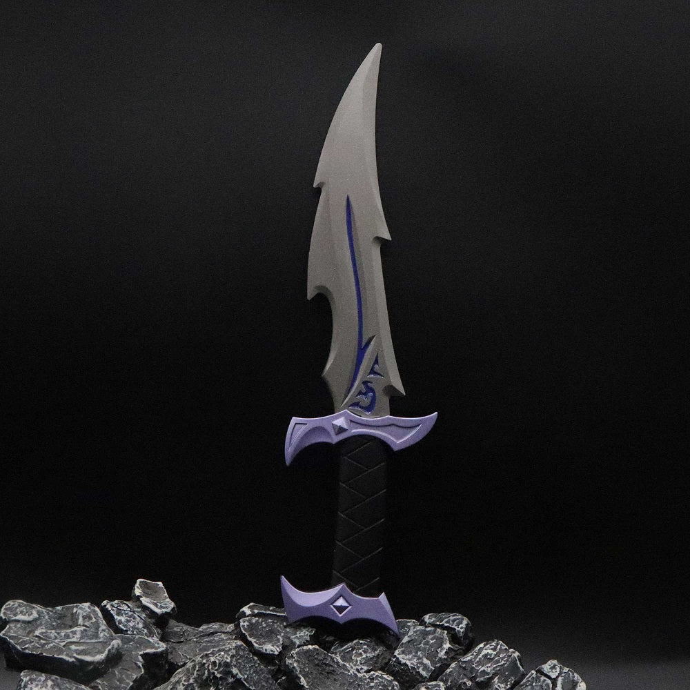 Game Reaver Knife Metal Blunt Blade Dagger Prop Replica