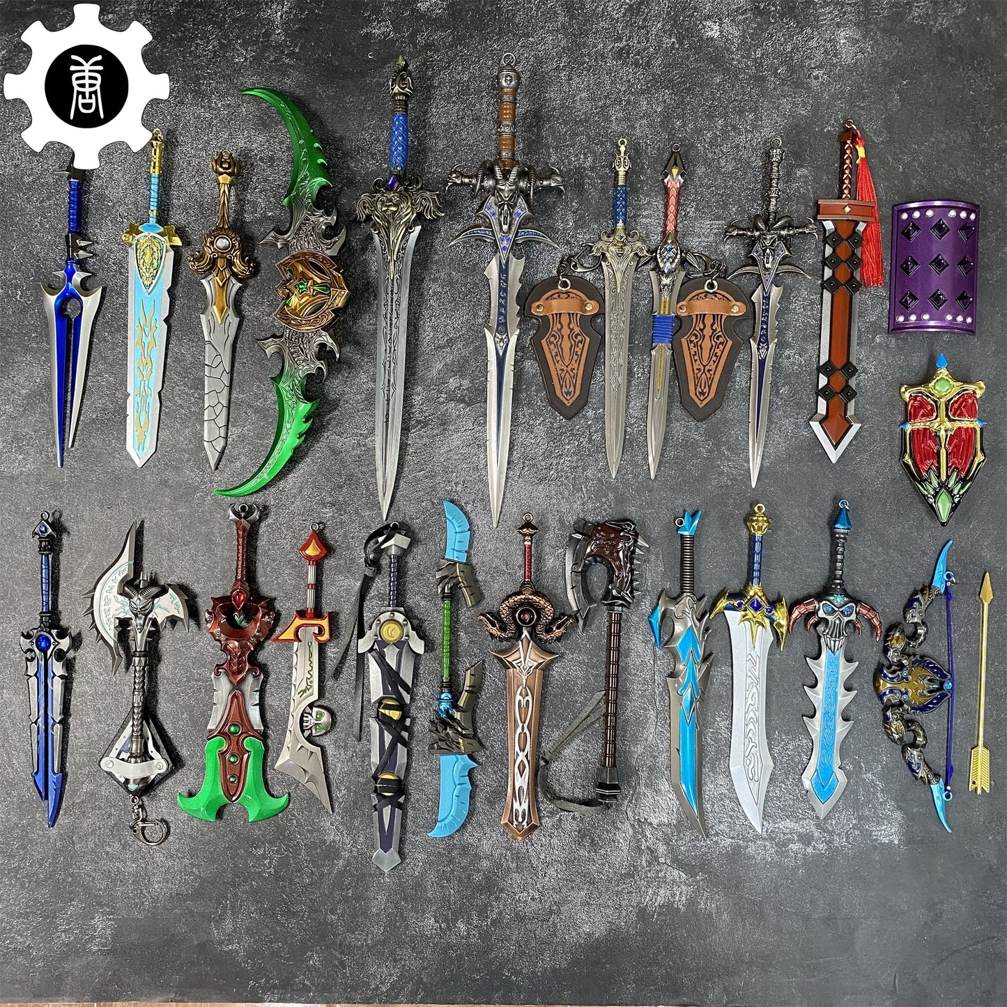 WOW Classical Metal Weapons Collection 24 Options