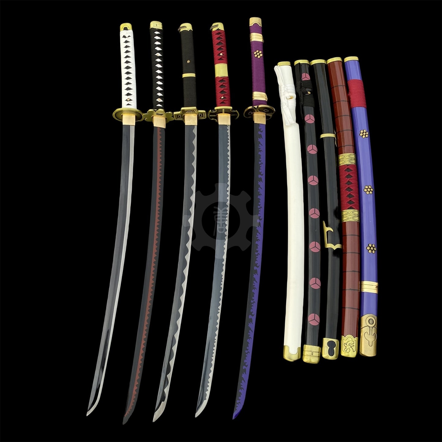 Life-Size Anime Katana Metal Replicas 5 Options