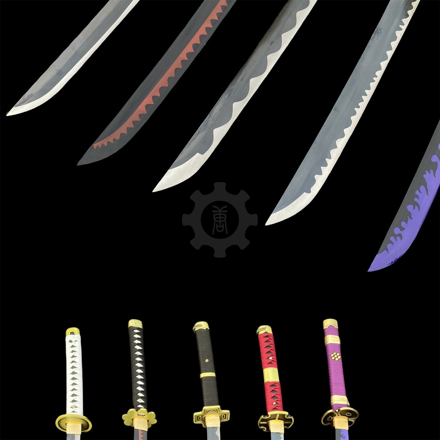 Life-Size Anime Katana Metal Replicas 5 Options