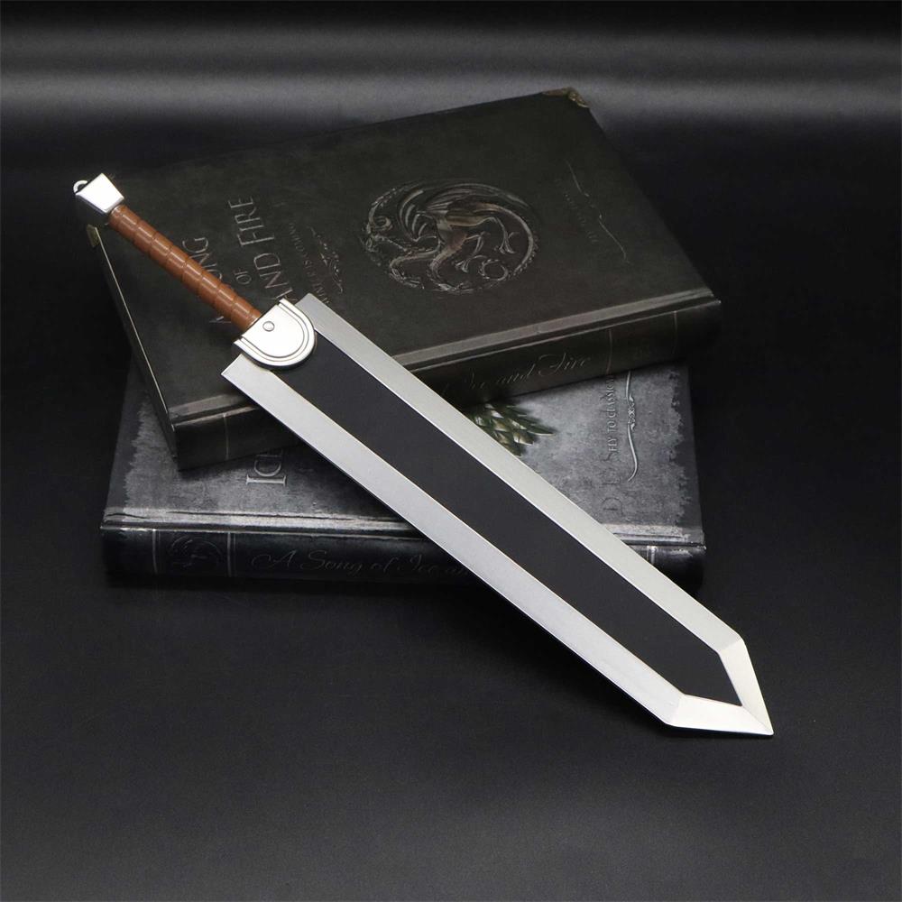 Mihawk Weapon Yoru Black Blade Anime Sword Blunt Metal Replica – Leones  Marvelous Items