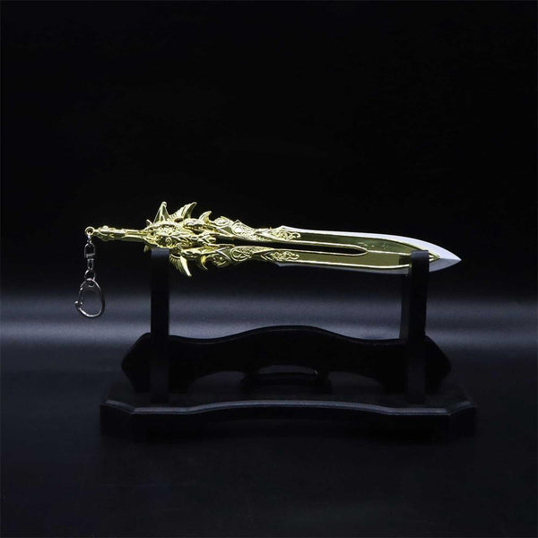 1/6 God of War SWORD Kratos Blade of Olympus LEVIATHAN full metal keychain