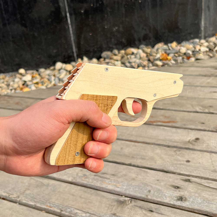 Makarovpistol Rubber Band Gun Assembled Pistol Wooden Replica Gun ...