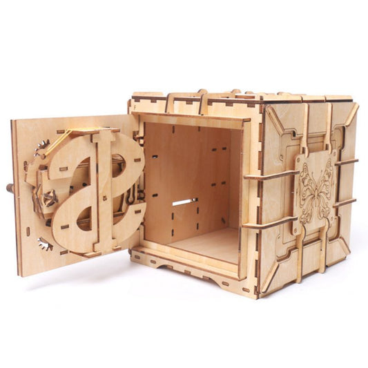 3D Puzzles Wooden Password Treasure Box