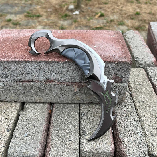 Reaver Karambit Metal Blunt Blade Trainer Cosplay Prop Game Replica ...