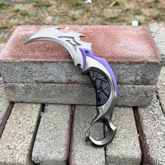 Reaver Karambit Metal Blunt Blade Trainer Cosplay Prop Game Replica ...